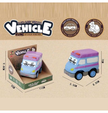 Машинка 2684 A2 (144) вініловий матеріал, двосторонній рух, інерція, в коробці