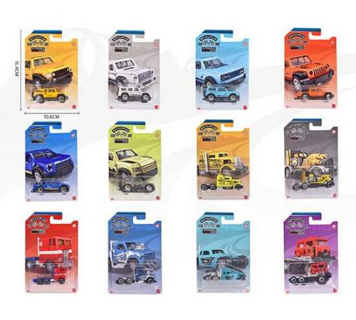 Машинка 8801 M (480/2) на листі, ВИДАЄТЬСЯ ТІЛЬКИ МІКС ВИДІВ