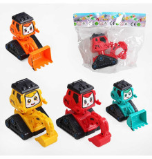 Машинка заводна 901-3 (300/2) 4 кольори, "спецтехніка", у пакеті