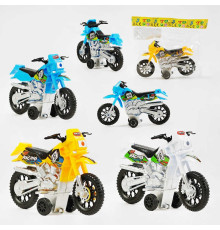 Мотоцикл 9969-3 (360/2) 3 кольори, інерційний механізм, в пакеті, ВИДАЄТЬСЯ ТІЛЬКИ МІКС ВИДІВ
