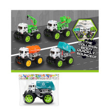 Машинка JW 567-020 (168/2) 4 види, підвіска трансформується, інерція, в пакеті