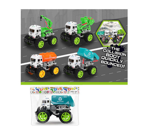 Машинка JW 567-020 (168/2) 4 види, підвіска трансформується, інерція, в пакеті – в наличии! Купите сейчас у KAZKOVA