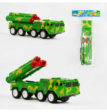 Машинка 6633 (120/2) ракетний комплекс, інерція, у пакеті