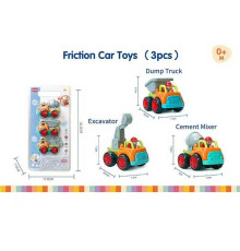 Спецтехніка 6672 (36) 3 штуки, інерція, рухомі елементи, у слюді