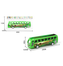 Автобус TMX 88-2 B (360/2) 23х6,5х7 см, інерція, в пакеті