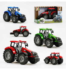 Трактор 550-1 J (60) 3 кольори, інерція, у коробці, ВИДАЄТЬСЯ ТІЛЬКИ МІКС ВИДІВ
