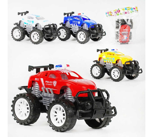 Джип 069-3 (420/2) 4 кольори, інерція, у пакеті, ВИДАЄТЬСЯ ТІЛЬКИ МІКС ВИДІВ