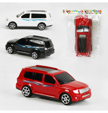 Машинка 8011-3 AC (160/2) 3 кольори, позашляховик, інерція, у пакеті, ВИДАЄТЬСЯ ТІЛЬКИ МІКС ВИДІВ