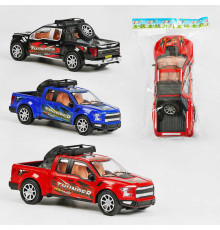 Машинка 9328 (72/2) 2 кольори, позашляховик, інерція, у пакеті, ВИДАЄТЬСЯ ТІЛЬКИ МІКС ВИДІВ