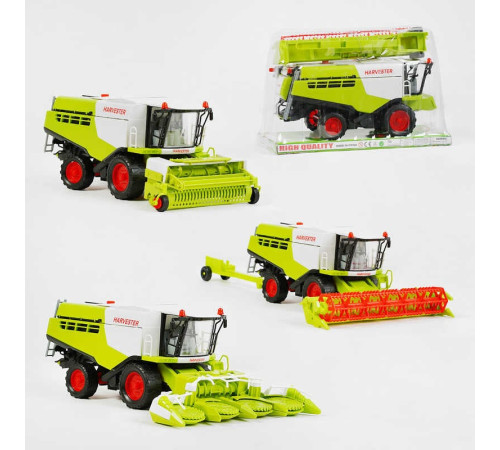 Комбайн 8889-1 /2/3 (12) 3 види, інерція, рухомі елементи, знімні деталі, у слюді, ВИДАЄТЬСЯ ТІЛЬКИ МІКС ВИДІВ