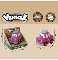 Машинка 2684 A5 (144) вініловий матеріал, двосторонній рух, інерція, в коробці