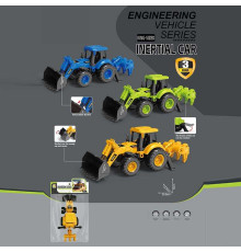 Трактор BHX 888 (72/2) 3 кольори, довжина 27 см, інерція, гумові шини, рухливі елементи, в пакеті, ВИДАЄТЬСЯ ТІЛЬКИ МІКС ВИДІВ
