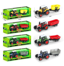 Трактор 955-204 (144/2) 4 види, в коробці, ВИДАЄТЬСЯ МІКС