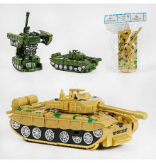 Танк-трансформер XY 778-3 E (240/2) 1шт у наборі, 2 кольори, трансформація, у пакеті