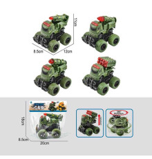 Машинка 688-15 (240) 4 види, ракетна установка, інерція, у пакеті