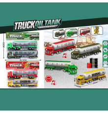 Набір машин BQ 600-62 (144/2) 2 види, 2 бензовози, інерція, у пакеті