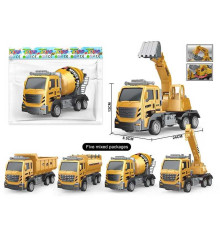 Спецтехніка 898-331 (120/2) 4 види, будівельна машинка, інерція, у пакеті