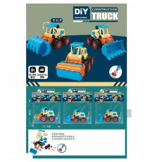 Машинка-конструктор 998-24 B (120/2) 3 види, спецтехніка, інерція, викрутка, рухомі елементи, в пакеті, ВИДАЄТЬСЯ ТІЛЬКИ МІКС ВИДІВ