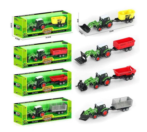 Трактор 955-216 (144/2) 4 види, в коробці, ВИДАЄТЬСЯ МІКС – в наличии! Купите сейчас у KAZKOVA