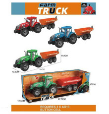Трактор 0488-303 C (36/2) 3 види, в коробці ВИДАЄТЬСЯ МІКС ВИДІВ