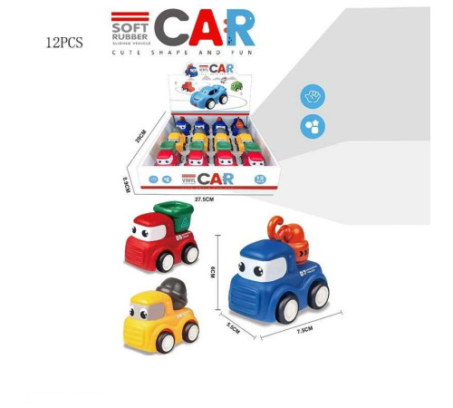 Набір машин CC 119-2 (36/2) ЦІНА ЗА 12 ШТУК В БЛОЦІ, в коробці