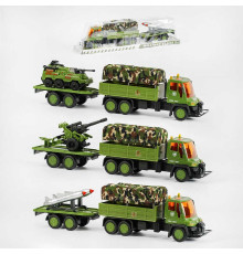 Машина ABC 77-1 /3/5 (30/2) "Військова техніка", 3 види, інерція, в слюді