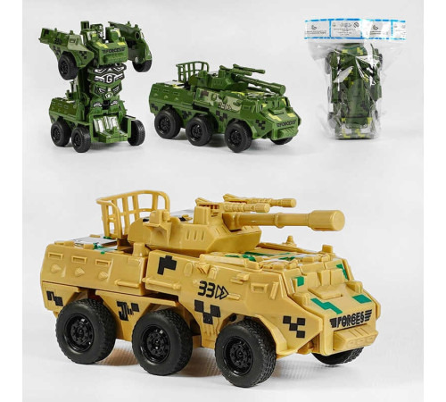 Танк-трансформер XY 778-5 E (240/2) 1шт, 2 кольори, трансформація при зіткненні, у пакеті – в наличии! Купите сейчас у KAZKOVA