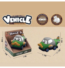 Машинка 2684 D3 (144) вініловий матеріал, двосторонній рух, інерція, в коробці