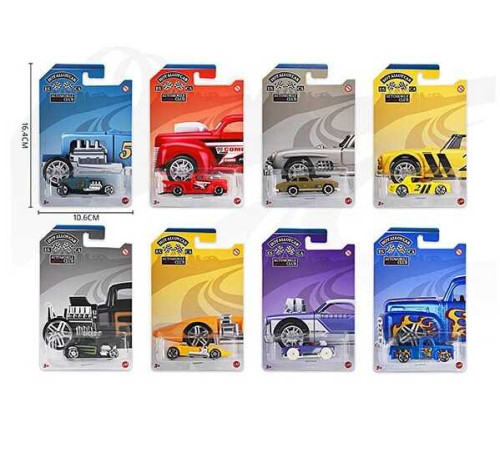 Машинка 8801 E (480/2) на листі, ВИДАЄТЬСЯ ТІЛЬКИ МІКС ВИДІВ