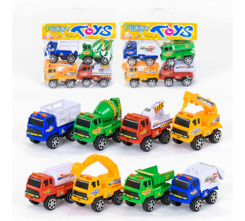 Спецтехніка 9922 А (72/2) 2 види, інерція, 4шт в пакеті