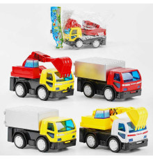 Машинка 5033 С (216) інерція, 4 види, у пакеті