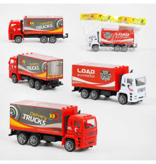 Машинка 1801-1 (360/2) 2 види, вантажівка, інерція, в пакеті