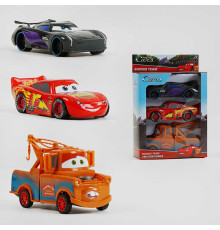 Набір машин 073 (48) 3 шт. у наборі, герої, інерція, в коробці