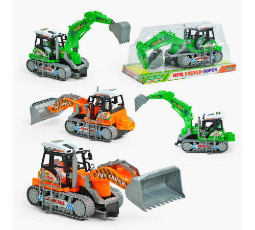 Екскаватор 668-1 (48/2) 2 види, інерція, рухомі деталі, у слюді