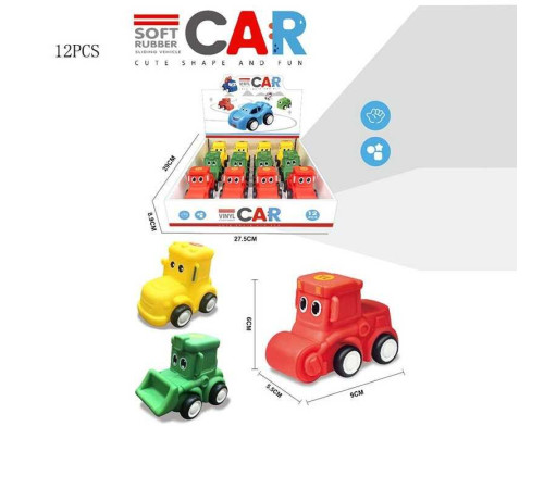 Набір машин CC 119-4 (36/2) ЦІНА ЗА 12 ШТУК В БЛОЦІ, в коробці