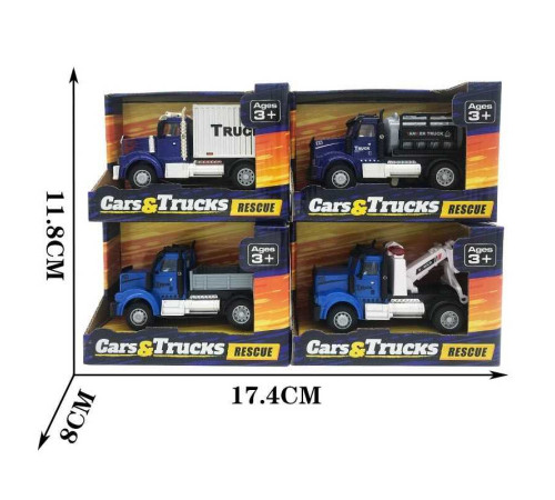 Спецтехніка 998-62 D (96/2) 4 види, в коробці, ВИДАЄТЬСЯ ТІЛЬКИ МІКС ВИДІВ – в наличии! Купите сейчас у KAZKOVA