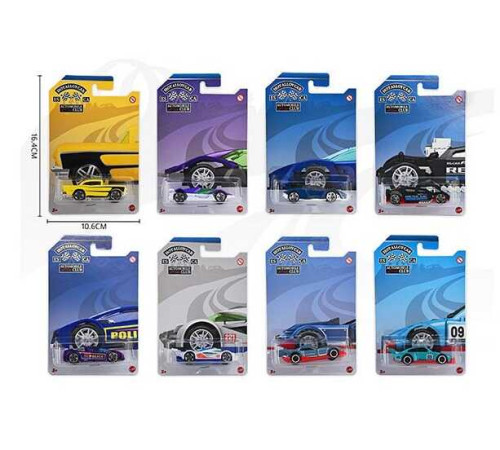 Машинка 8801 F (480/2) на листі, ВИДАЄТЬСЯ ТІЛЬКИ МІКС ВИДІВ