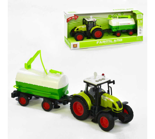 Трактор з причепом WY 900 A (18) інерція, звук, світло, в коробці