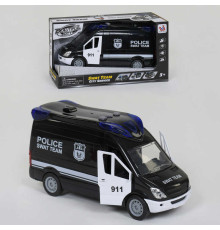 Машина Поліції 666-12 P (24) світло, звук, інерція, відкриваються двері, в коробці