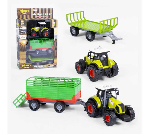 Трактор з причіпом 550-18 E (24) інерція, світло, звук, в коробці – в наличии! Купите сейчас у KAZKOVA