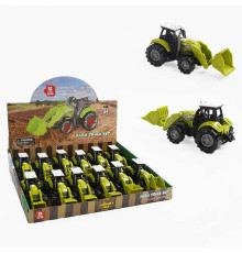 Трактор 550-12 Р (24) ЦІНА ЗА 12 ШТУК У БЛОКУ, на батарейках, підсвічування корпусу, звук техніки, рухомі деталі