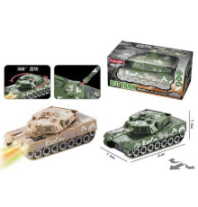 Танк HC 019 A (144/2) 2 кольори, світло, звук, колесо вільного руху, на батарейках, у коробці