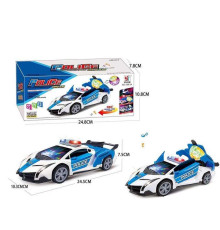 Машинка YJ 388-34 (72/2) "Поліція", диско куля, підсвічування, музика, звуки, автоматичне відкривання дверей і багажника, в коробці