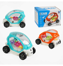Машинка 8899-135 (168/2) 2 кольори, підсвічування, звук, колесо вільного ходу, рухомі шестерні, в коробці