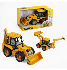 Спецтехніка 8154-1 (24/2) інерційний механізм, звук, підсвічування, гумові шини, рухливі елементи, в коробці