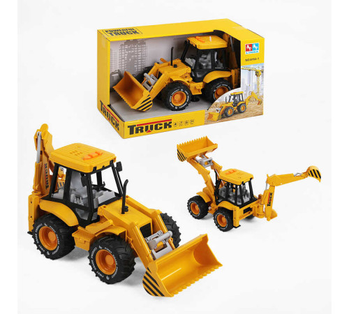 Спецтехніка 8154-1 (24/2) інерційний механізм, звук, підсвічування, гумові шини, рухливі елементи, в коробці