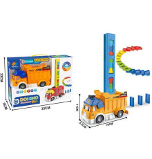 Машина з доміно 367-2 A (24/2) розставляє фішки (80 шт.), підсвічування, пісні, історії, скоромовки англійською, регулювання напрямку, в коробці