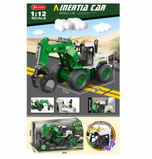 Трактор музичний ZH 815-2 (24) “Спецтехніка”, на батарейках, звук, підсвітка, масштаб 1:12, інерція, рухомі елементи, в коробці