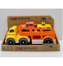 Трейлер 933-672 AM (48) звуки, мелодія, підсвічування, 2 машинки, з біопластику, в коробці