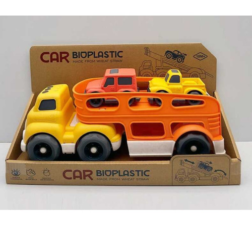 Трейлер 933-672 AM (48) звуки, мелодія, підсвічування, 2 машинки, з біопластику, в коробці – в наличии! Купите сейчас у KAZKOVA